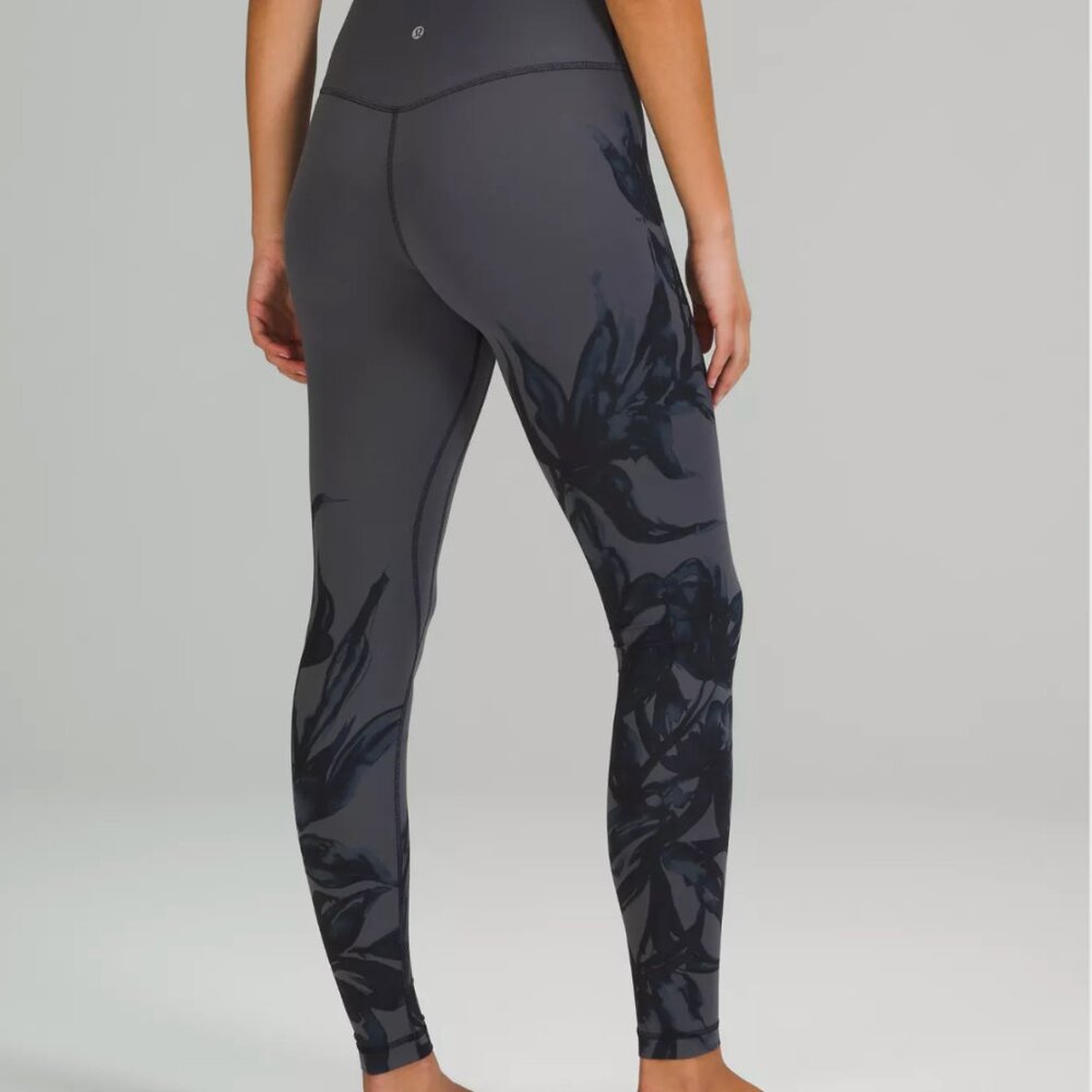 lululemon athletica Gray and Black Leggings